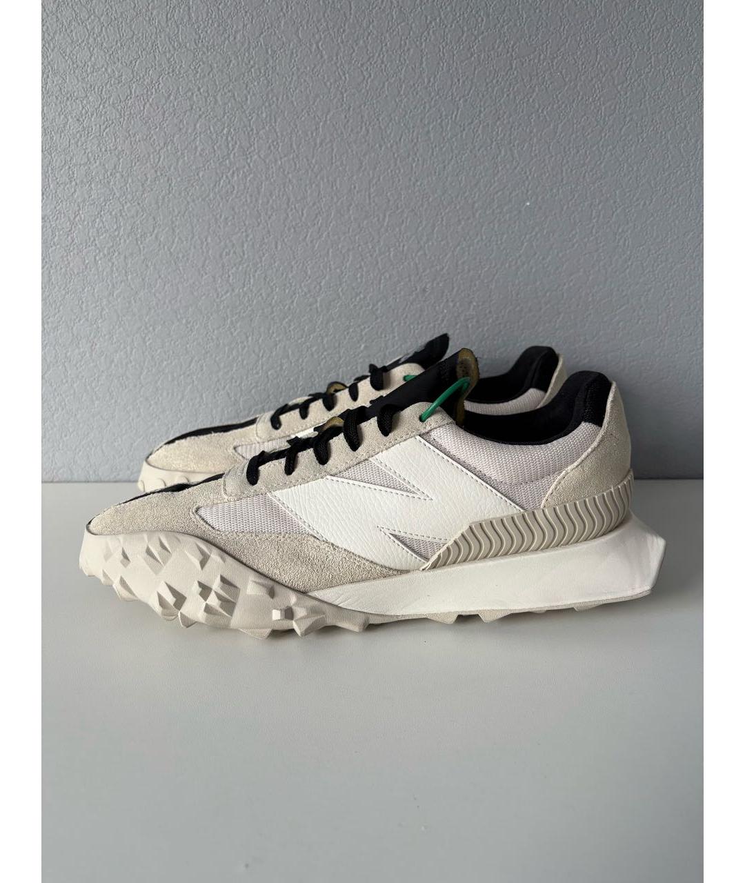NEW BALANCE Бежевые текстильные низкие кроссовки / кеды, фото 3