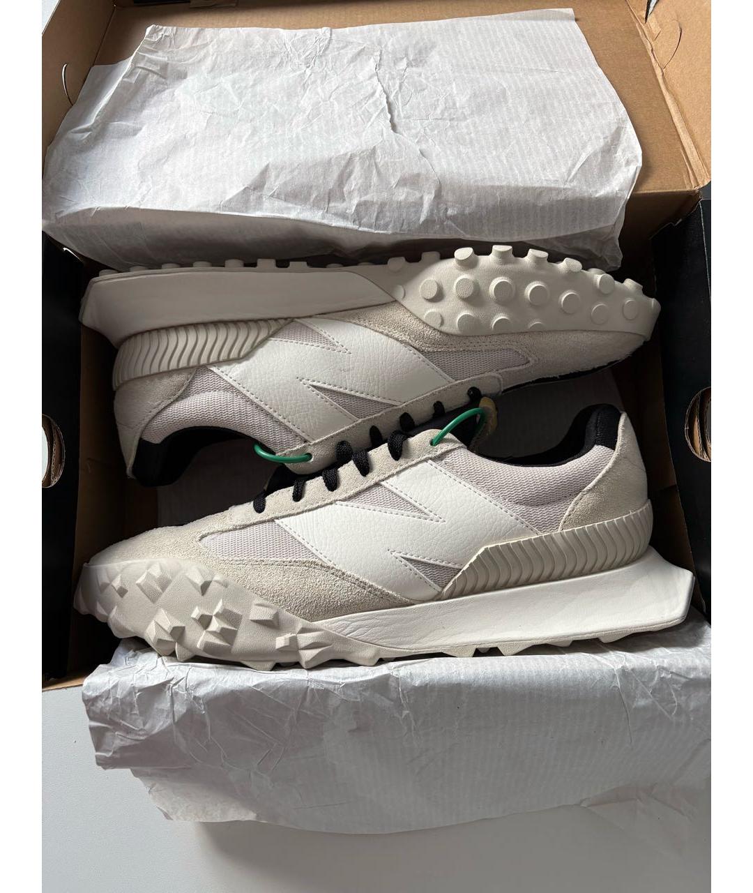 NEW BALANCE Бежевые текстильные низкие кроссовки / кеды, фото 2