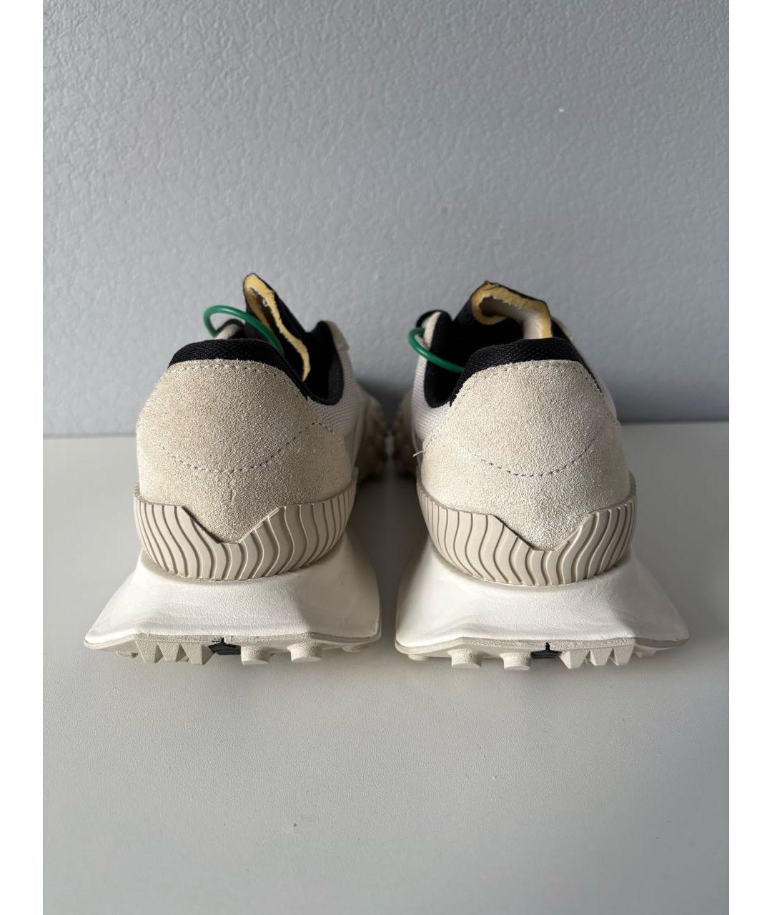 NEW BALANCE Бежевые текстильные низкие кроссовки / кеды, фото 5