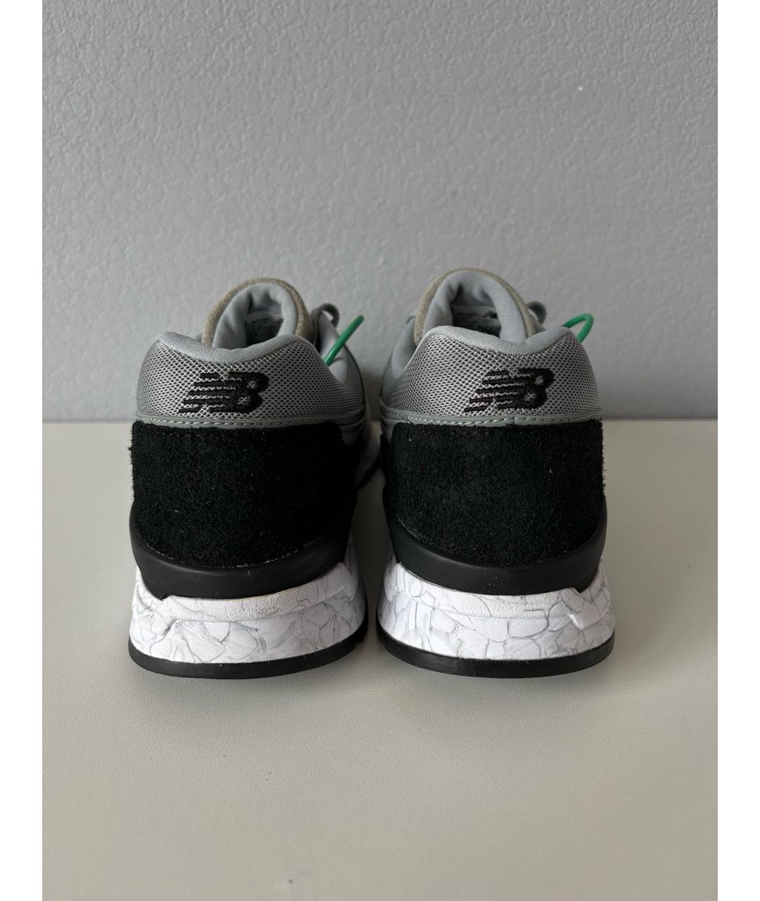NEW BALANCE Серые замшевые низкие кроссовки / кеды, фото 6
