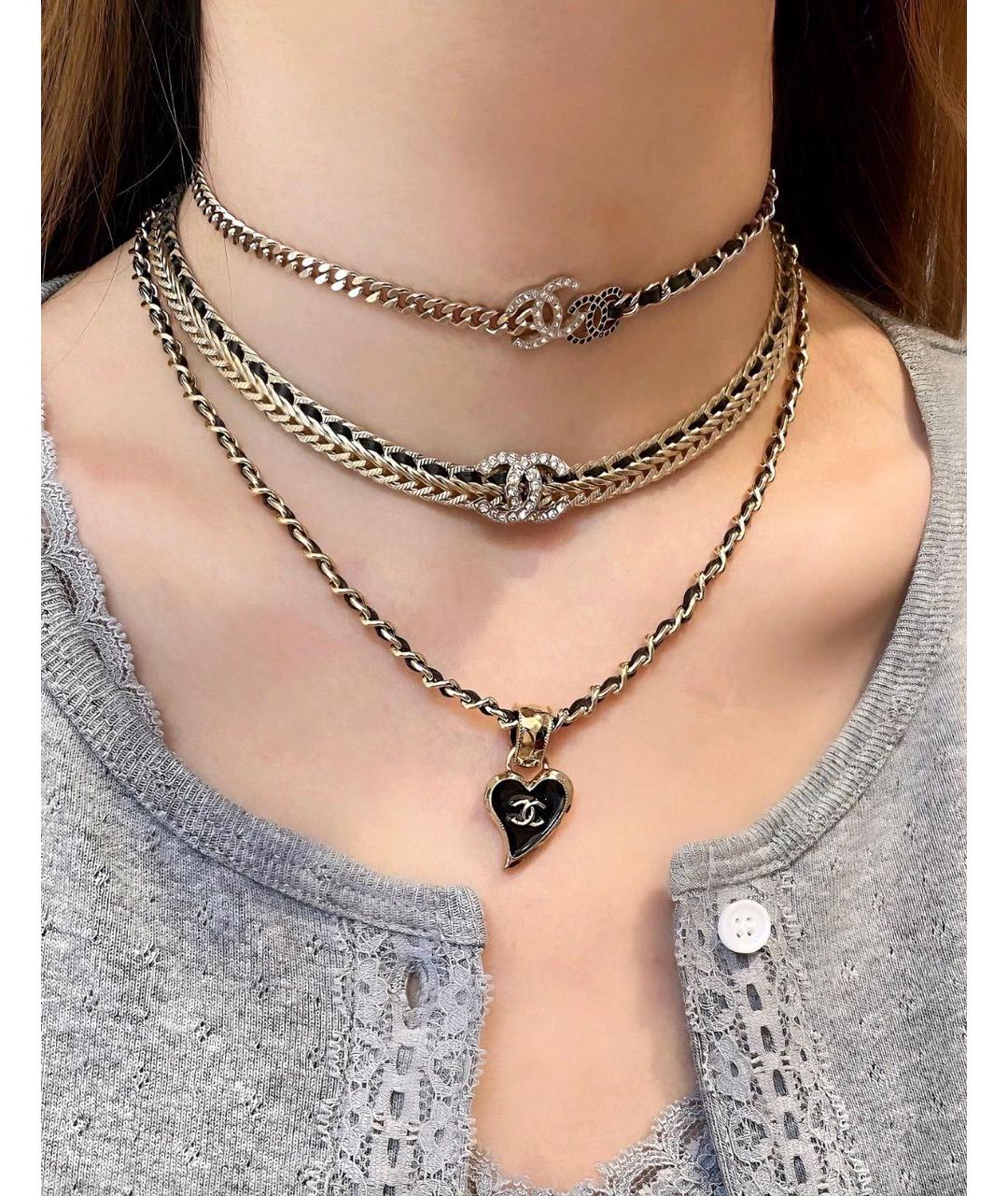 CHANEL Золотой чокер, фото 4