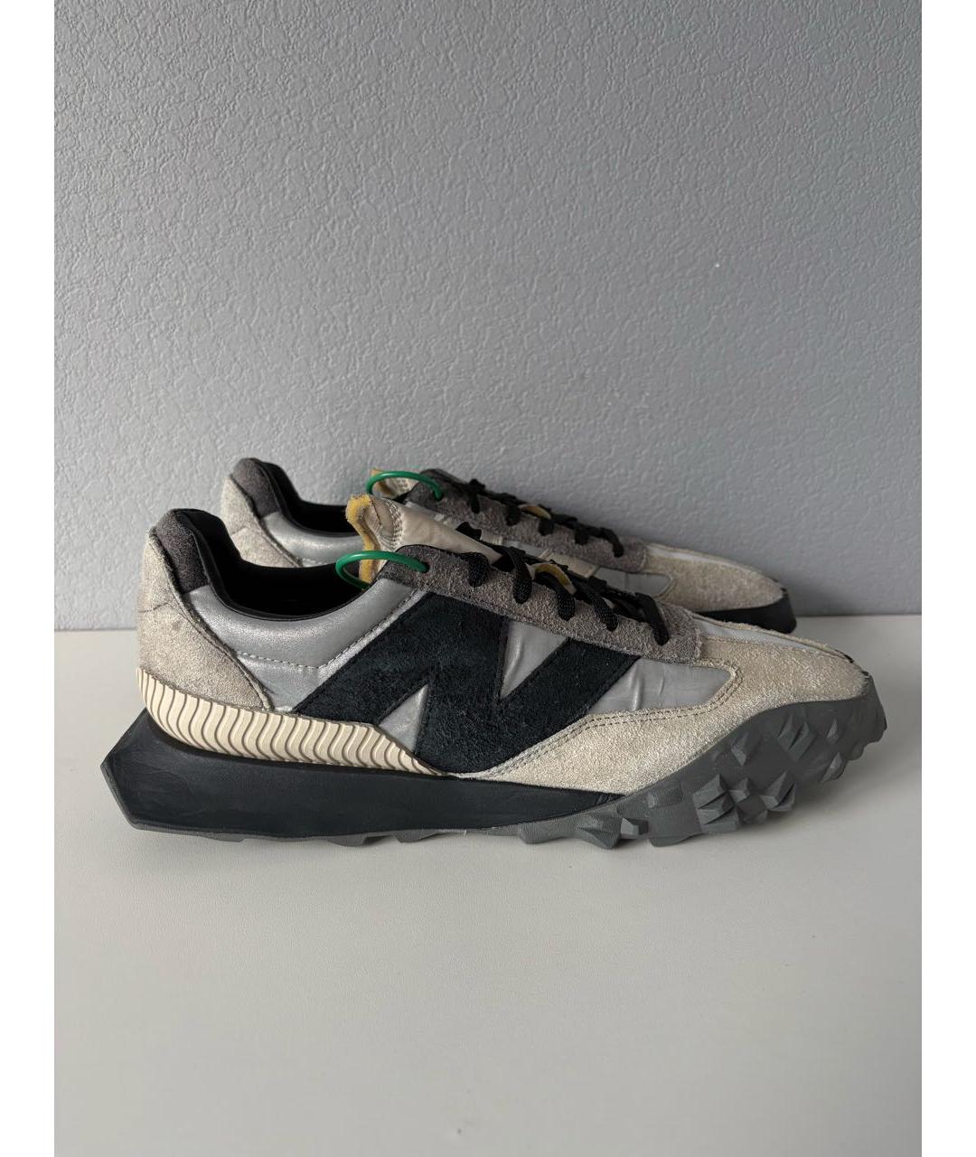 NEW BALANCE Черные текстильные низкие кроссовки / кеды, фото 4