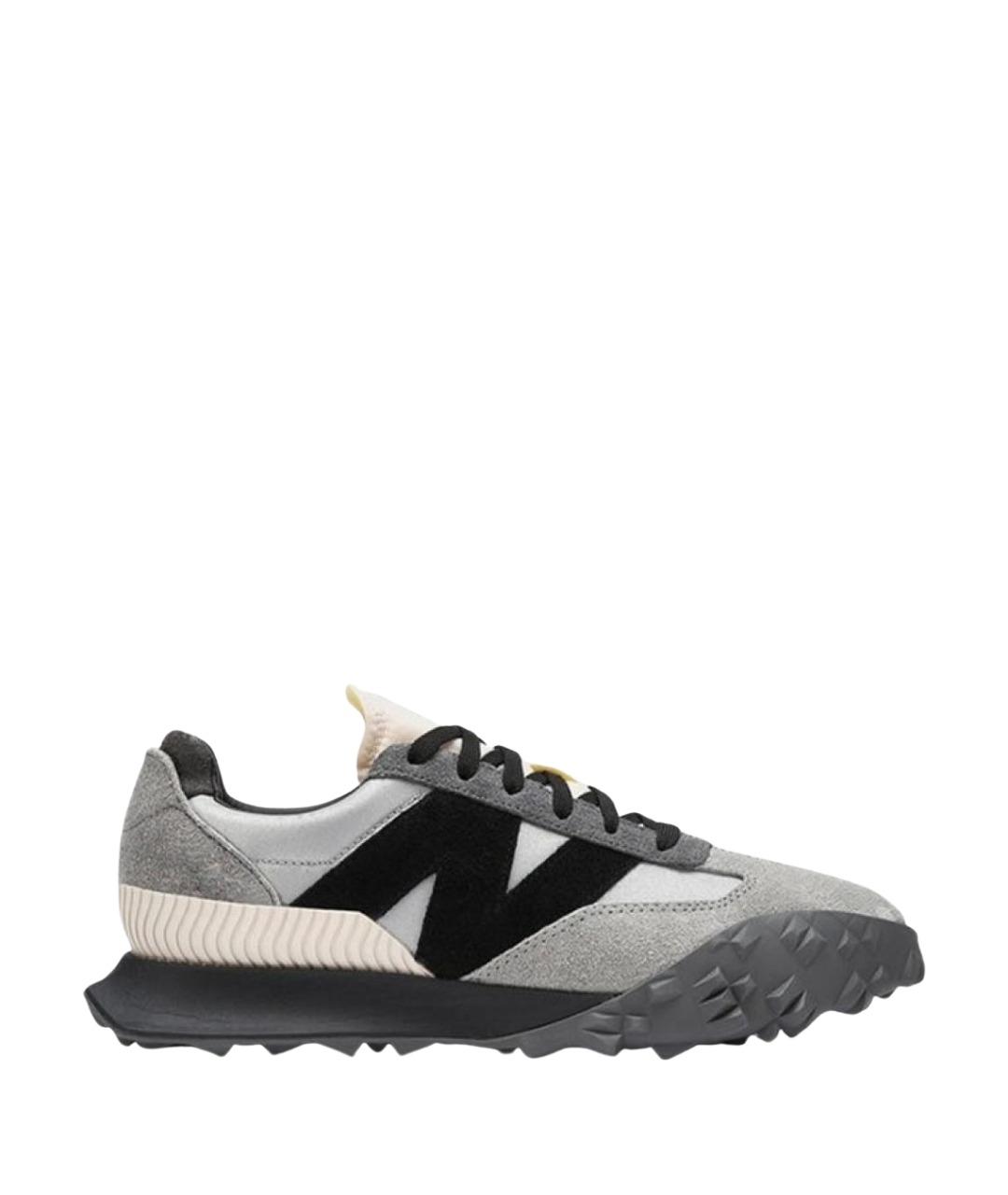 NEW BALANCE Черные текстильные низкие кроссовки / кеды, фото 1