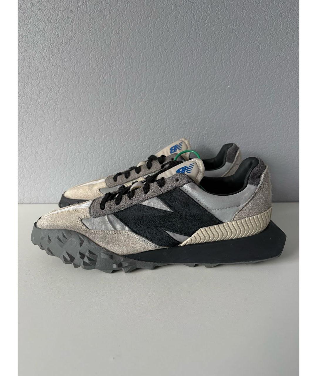 NEW BALANCE Черные текстильные низкие кроссовки / кеды, фото 3