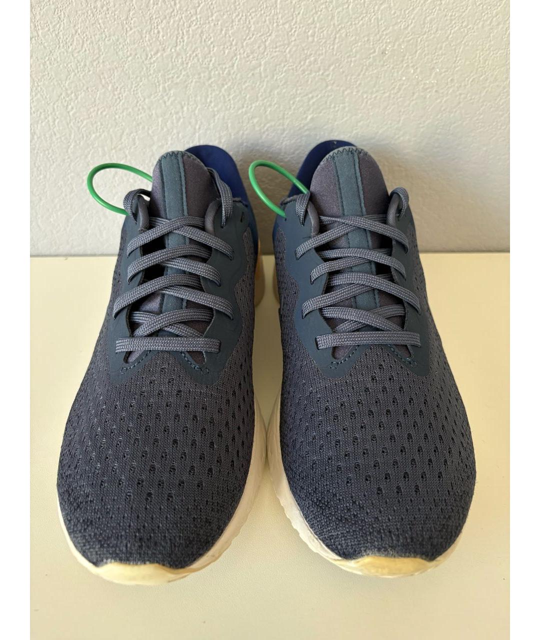 NIKE Синие текстильные низкие кроссовки / кеды, фото 4