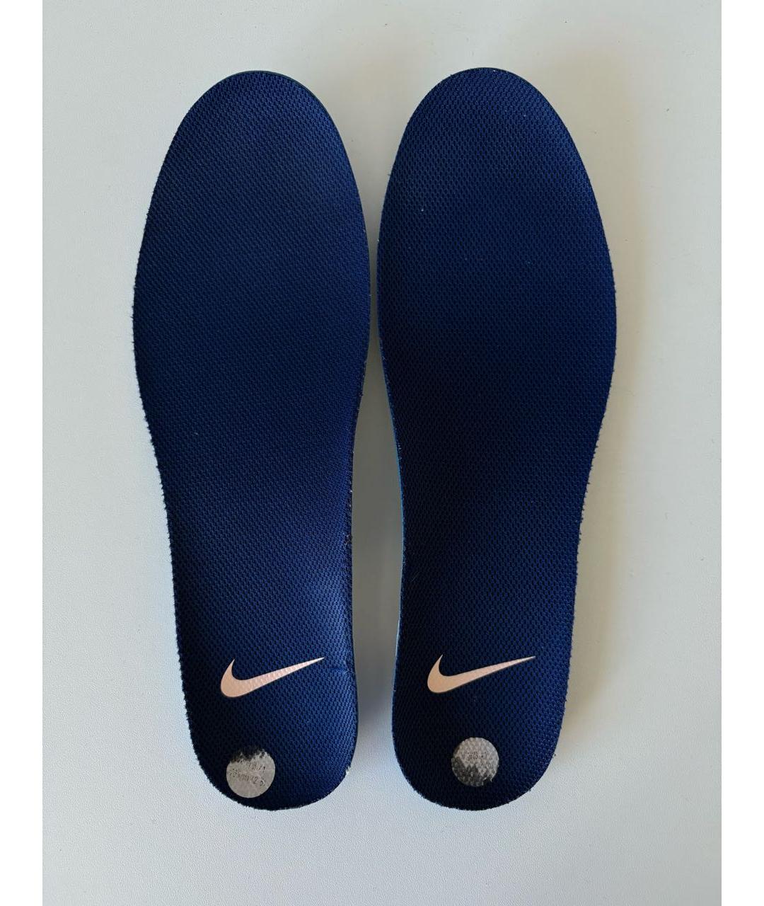 NIKE Синие текстильные низкие кроссовки / кеды, фото 7