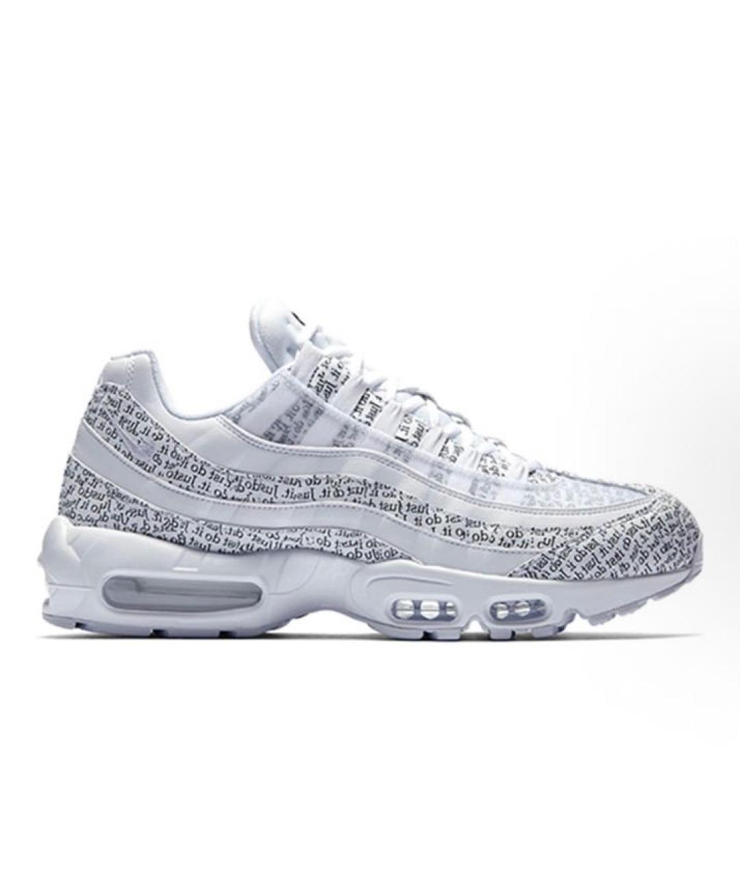 NIKE Белые текстильные низкие кроссовки / кеды, фото 9