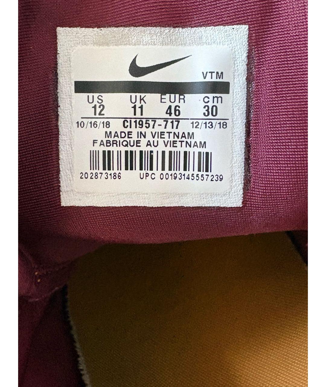 NIKE Мульти текстильные низкие кроссовки / кеды, фото 8