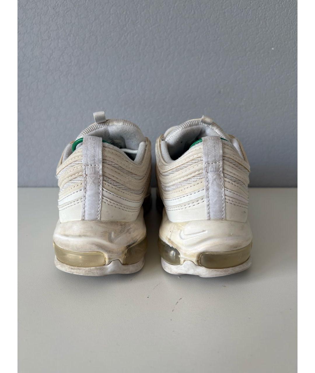 NIKE Белые кожаные низкие кроссовки / кеды, фото 6