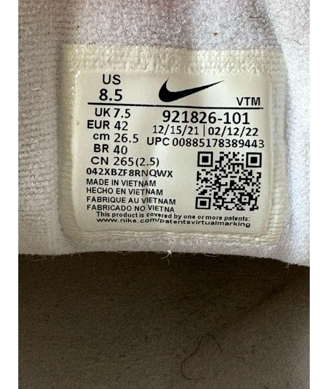 NIKE Белые кожаные низкие кроссовки / кеды, фото 8