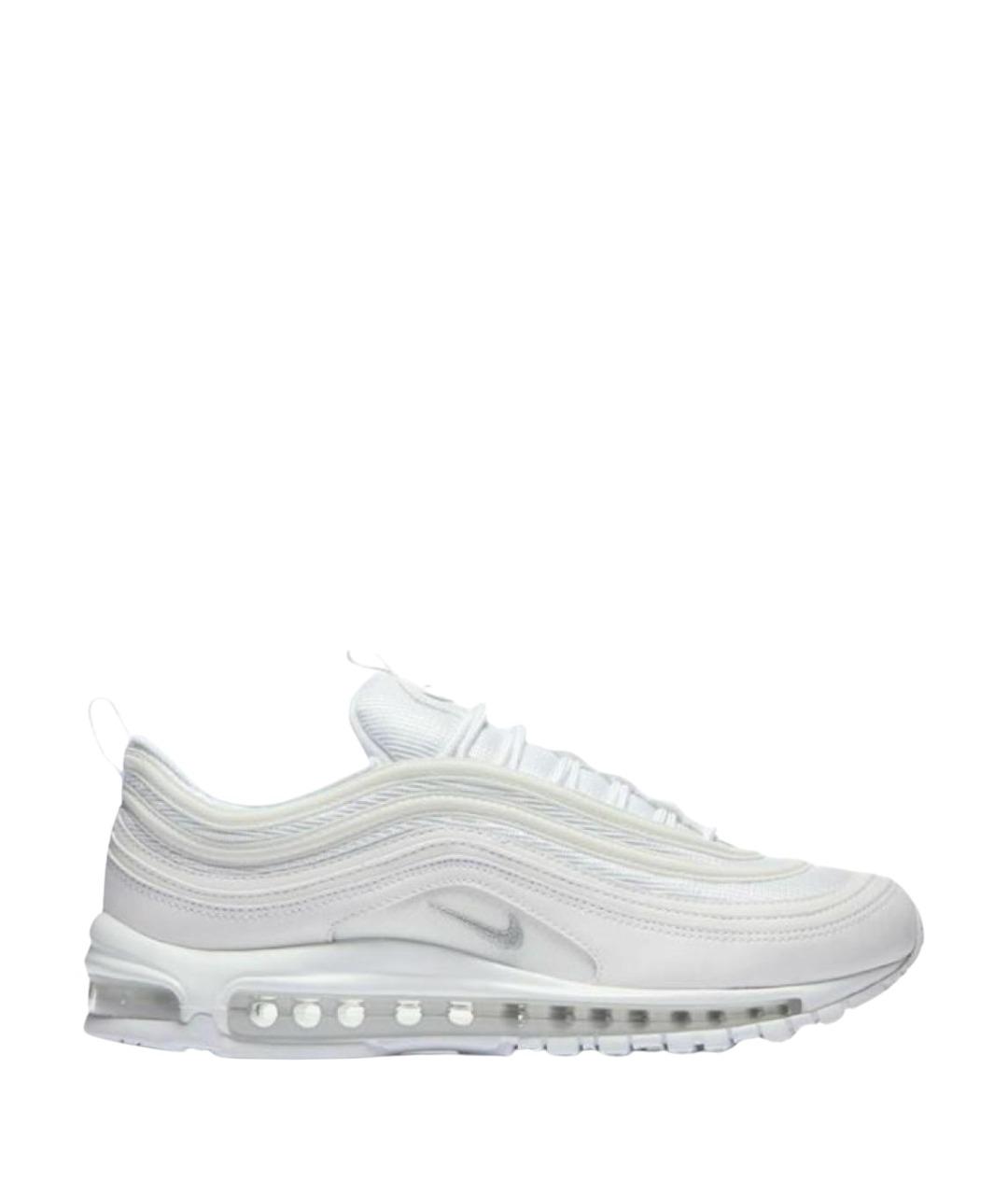 NIKE Белые кожаные низкие кроссовки / кеды, фото 1