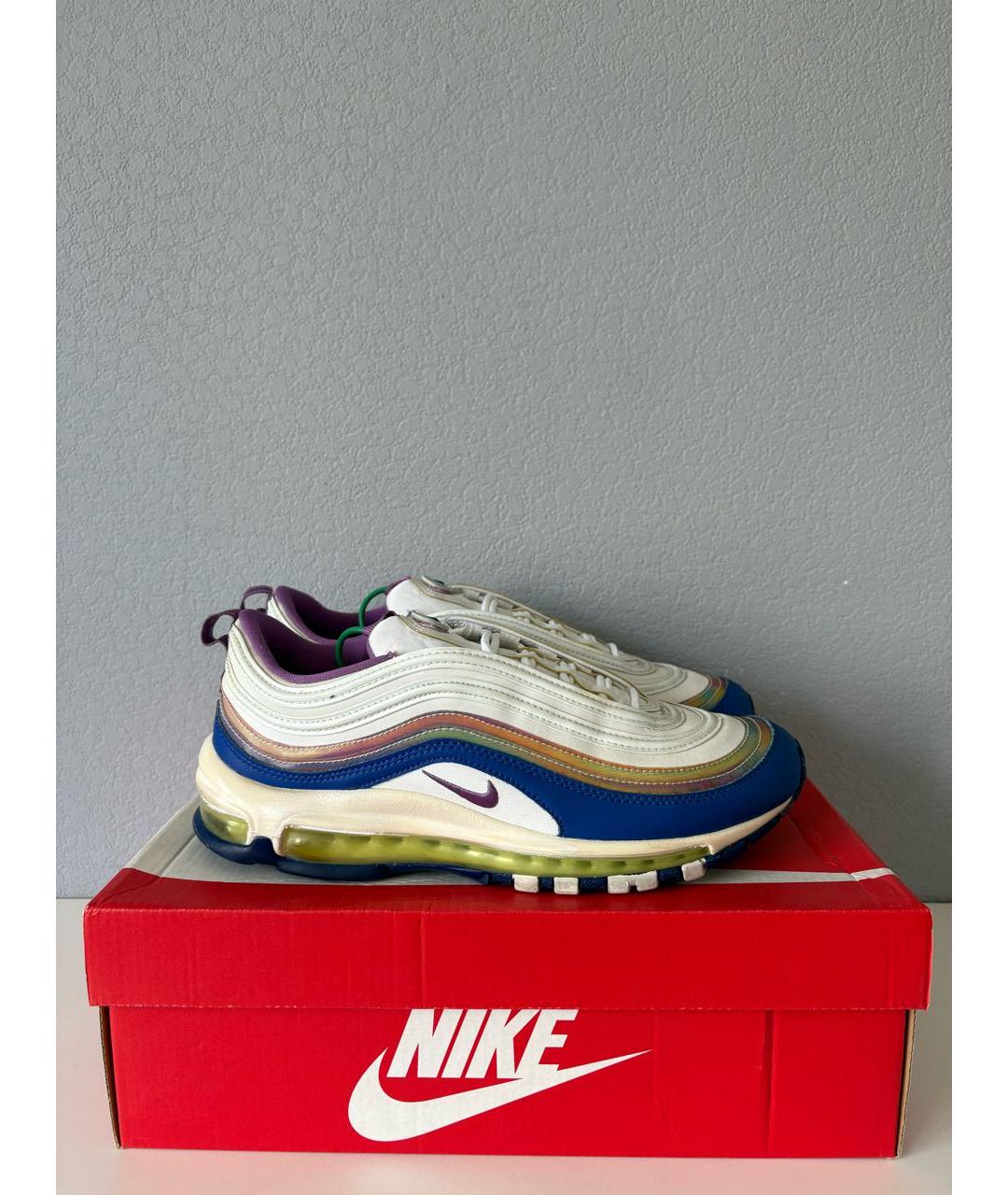 NIKE Мульти кожаные низкие кроссовки / кеды, фото 4