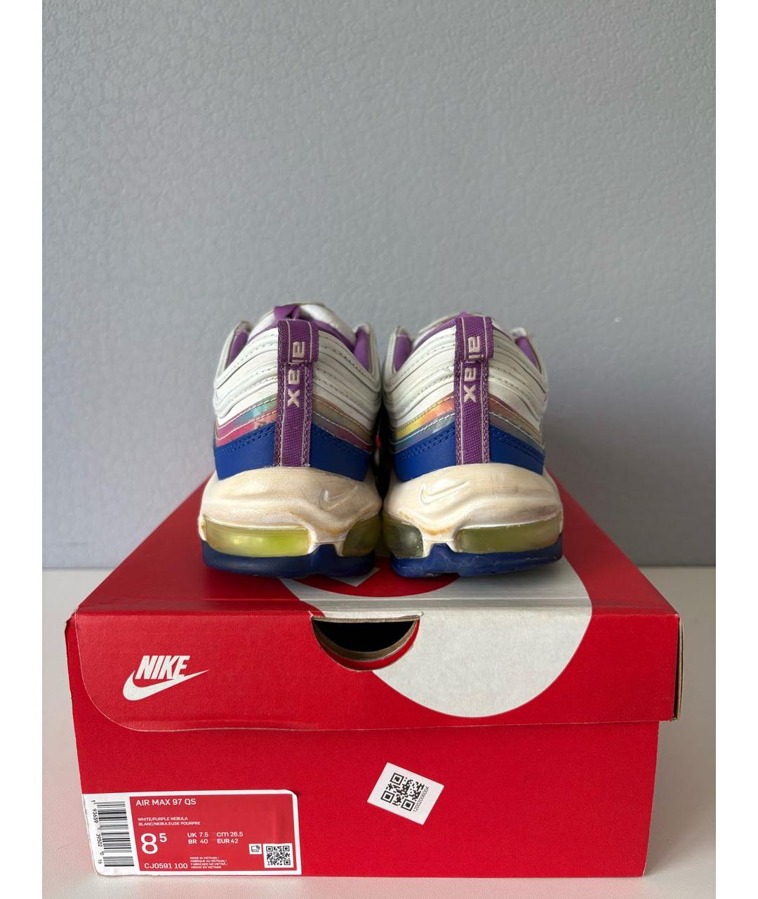 NIKE Мульти кожаные низкие кроссовки / кеды, фото 6