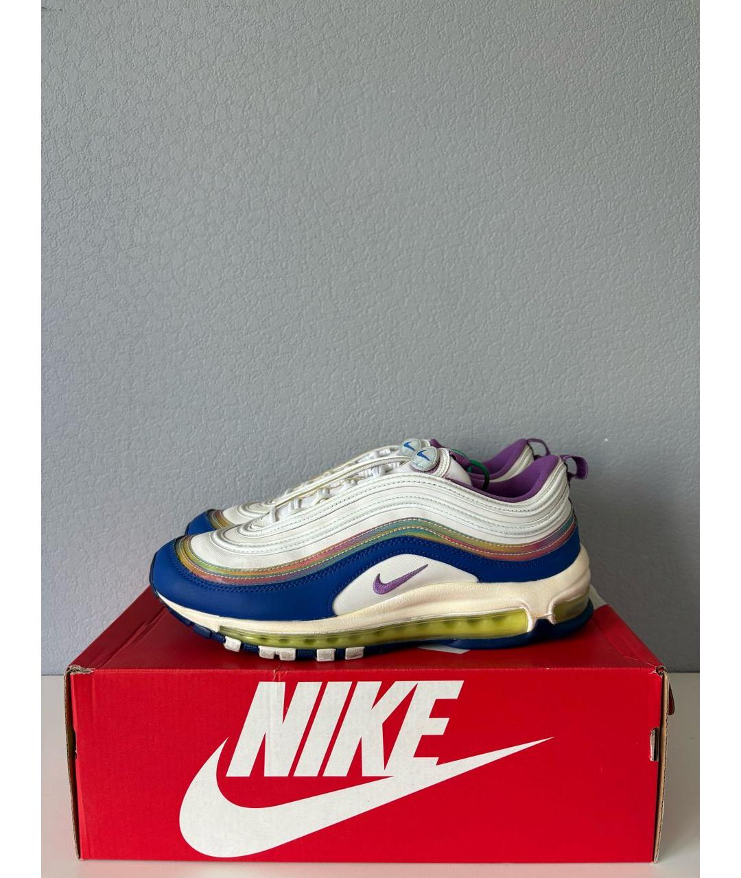 NIKE Мульти кожаные низкие кроссовки / кеды, фото 3