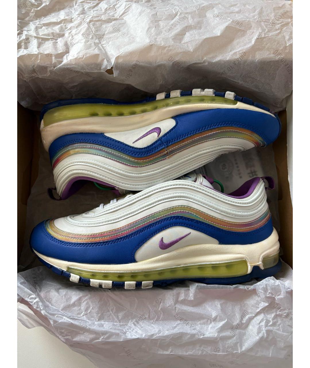 NIKE Мульти кожаные низкие кроссовки / кеды, фото 2