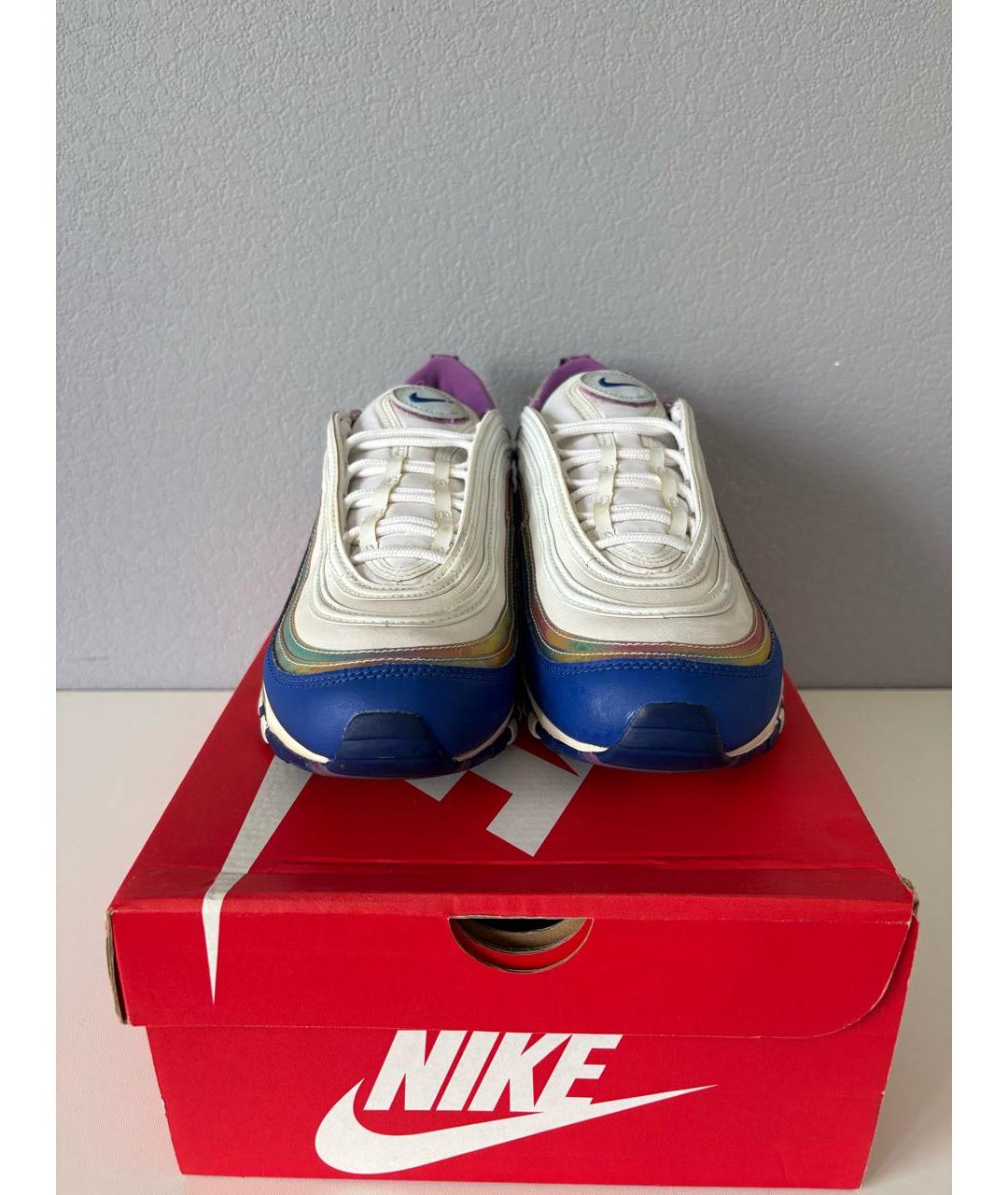 NIKE Мульти кожаные низкие кроссовки / кеды, фото 5