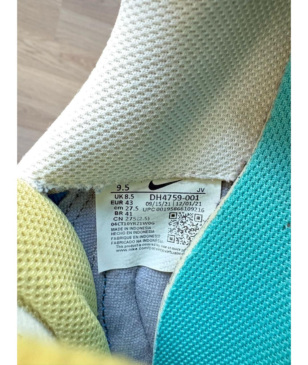 NIKE Мульти текстильные низкие кроссовки / кеды, фото 8