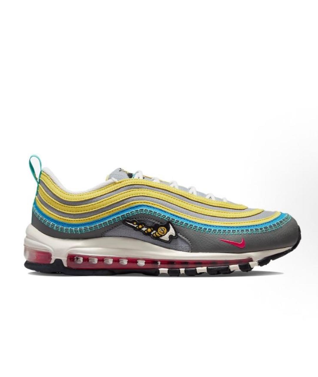 NIKE Мульти текстильные низкие кроссовки / кеды, фото 9