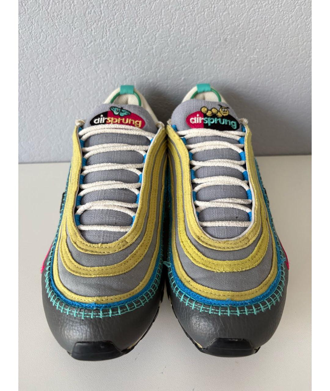 NIKE Мульти текстильные низкие кроссовки / кеды, фото 5