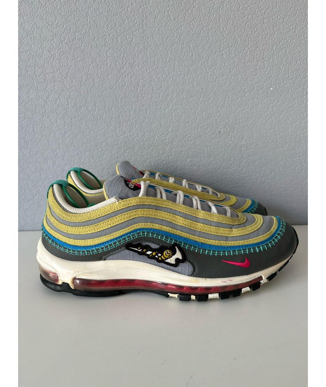 NIKE Мульти текстильные низкие кроссовки / кеды, фото 4