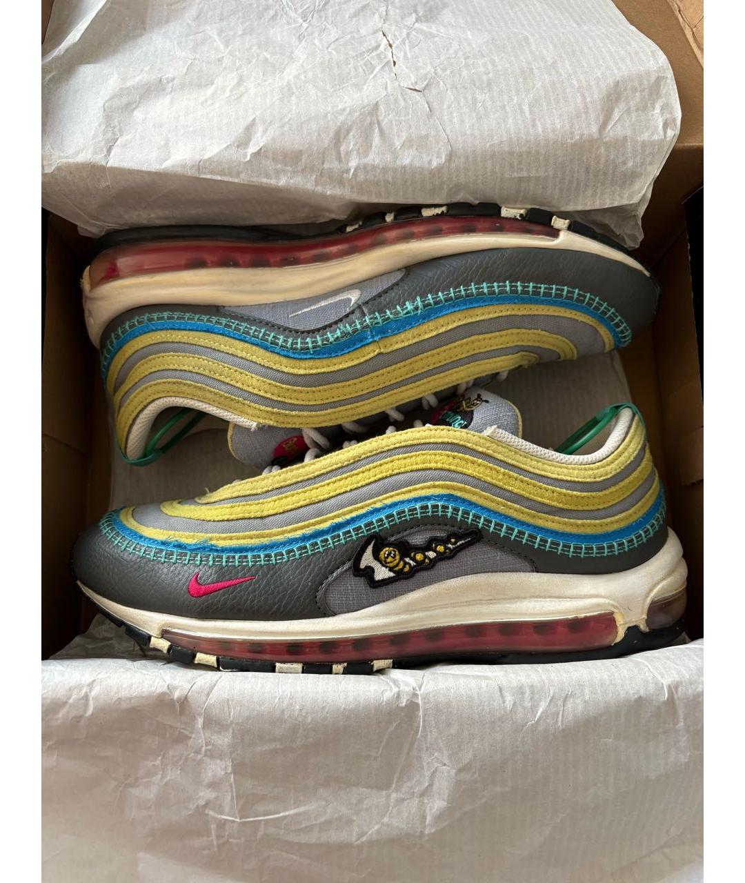 NIKE Мульти текстильные низкие кроссовки / кеды, фото 2