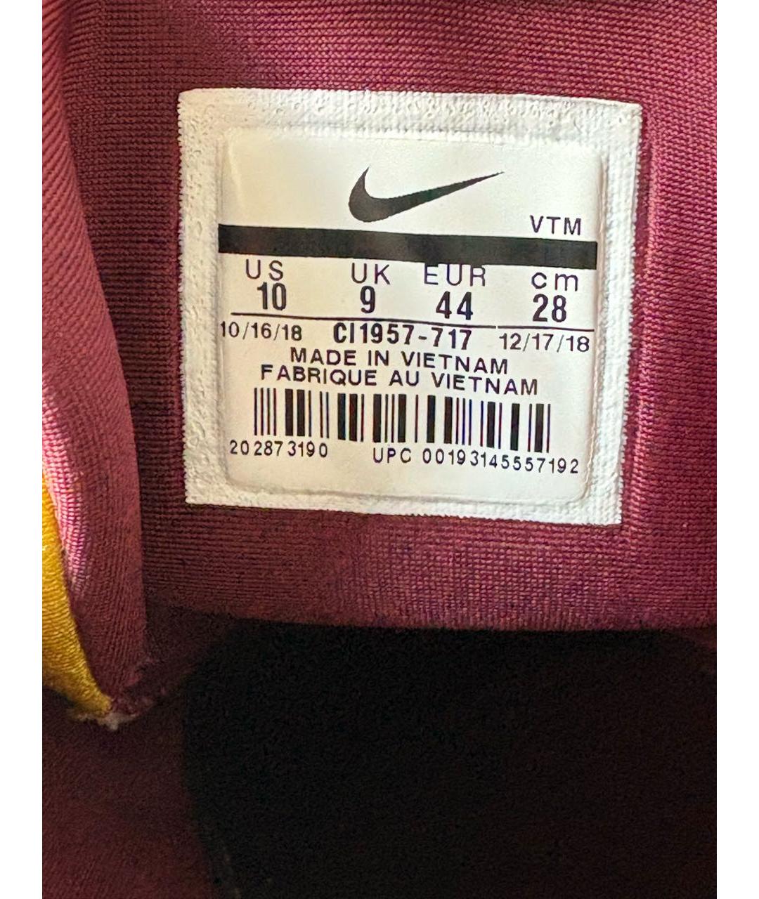 NIKE Мульти текстильные низкие кроссовки / кеды, фото 8