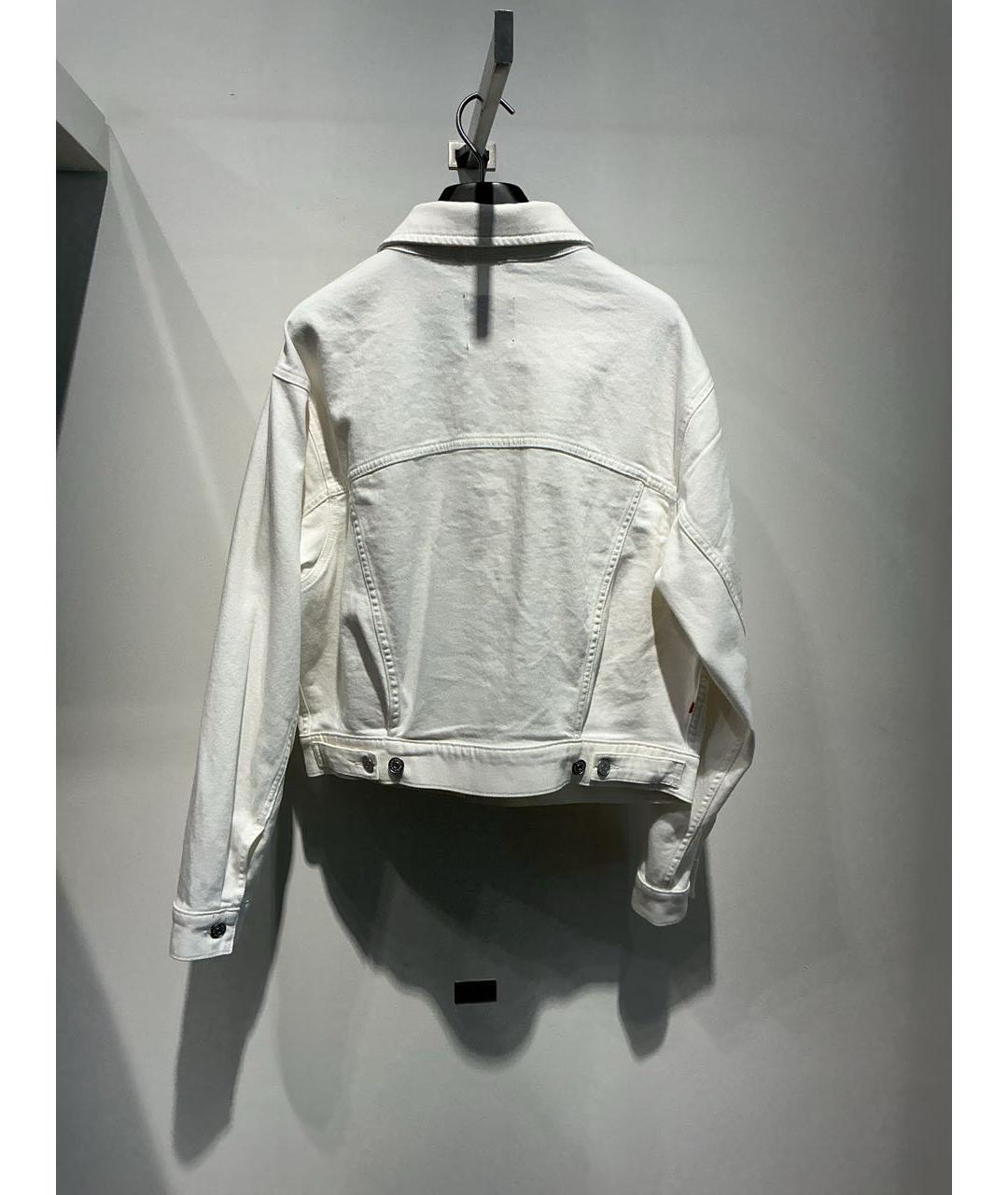 HUGO BOSS Белая хлопковая куртка, фото 3