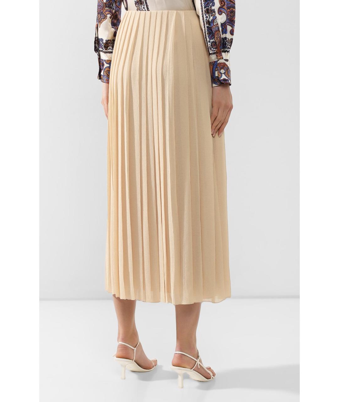 THE ROW Бежевая полиэстеровая юбка макси, фото 2