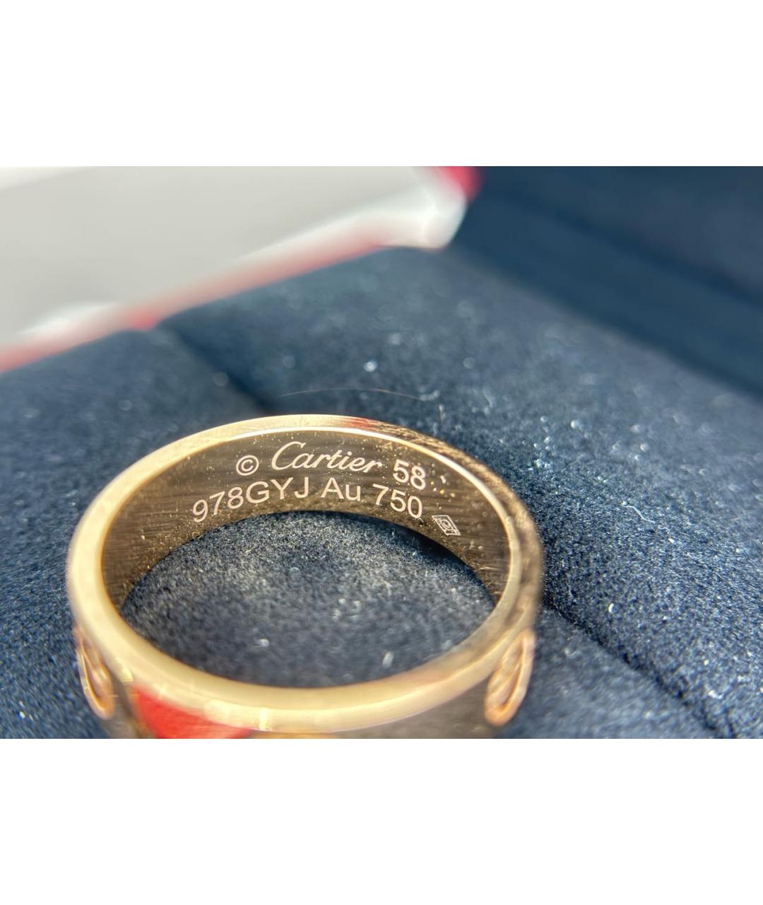 CARTIER Золотое кольцо из розового золота, фото 2