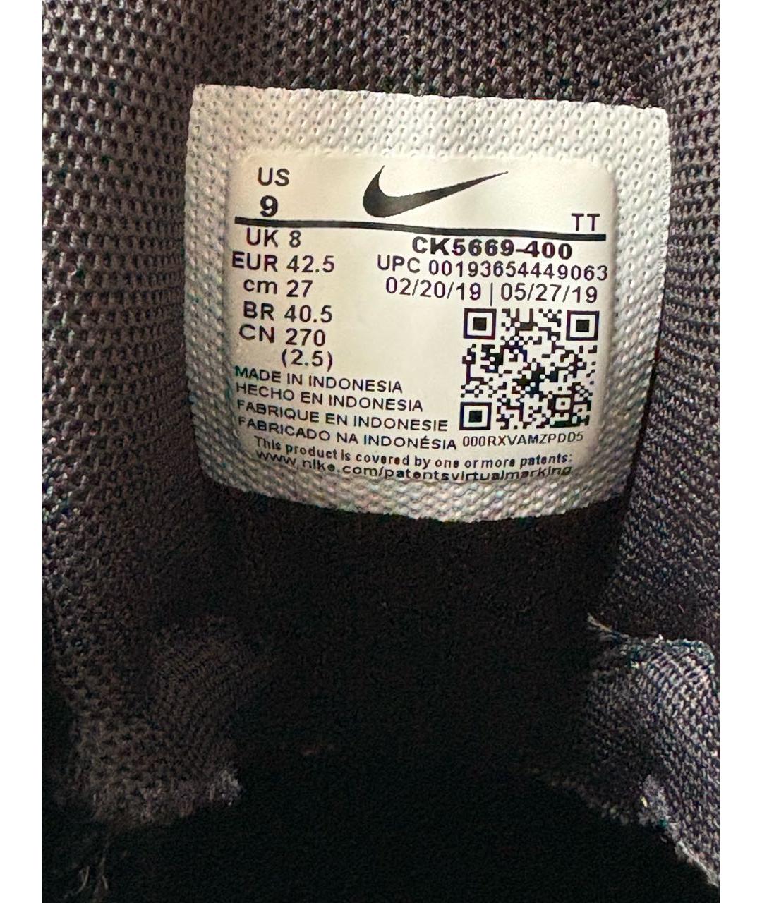 NIKE Мульти текстильные низкие кроссовки / кеды, фото 8