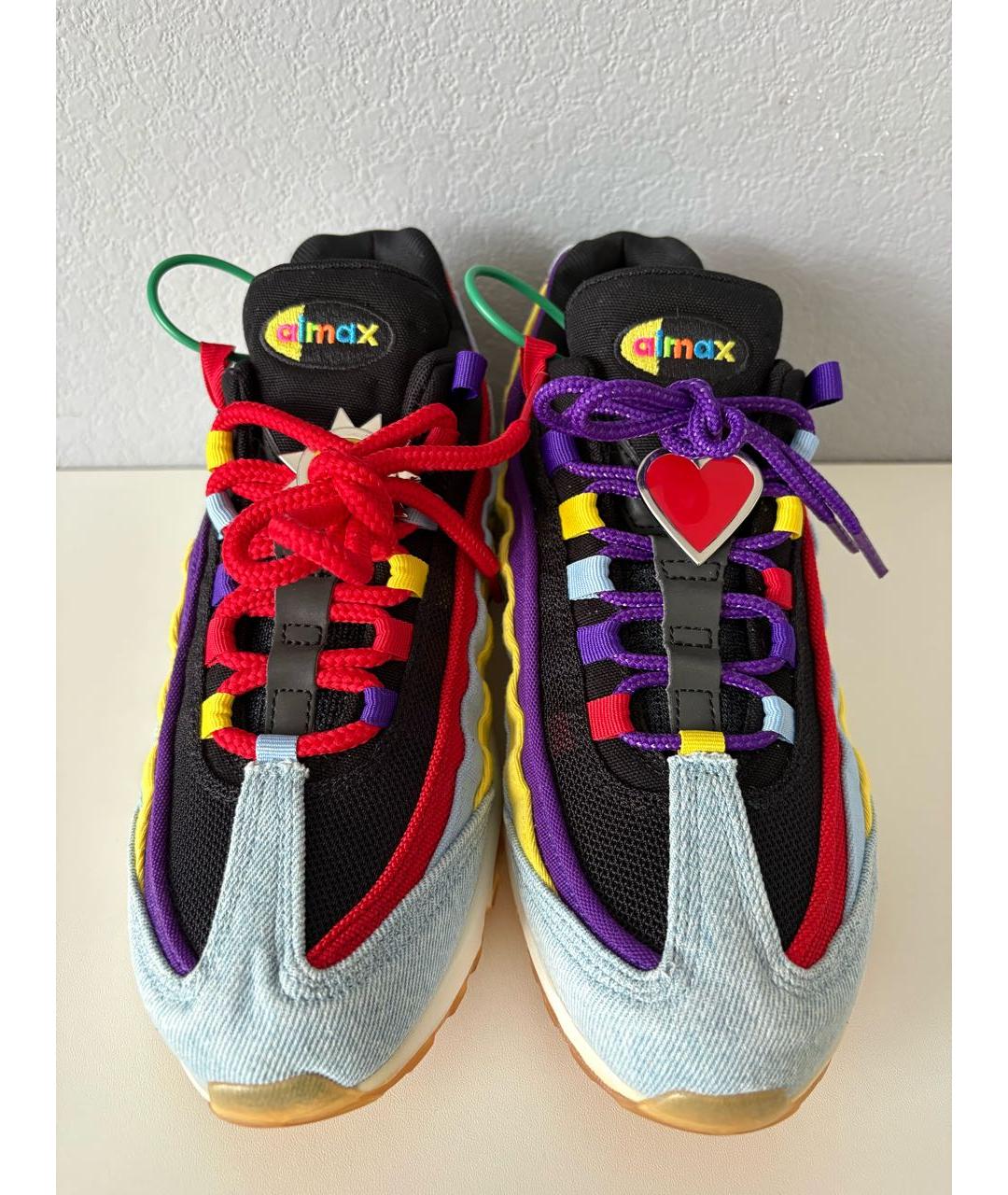 NIKE Мульти текстильные низкие кроссовки / кеды, фото 6