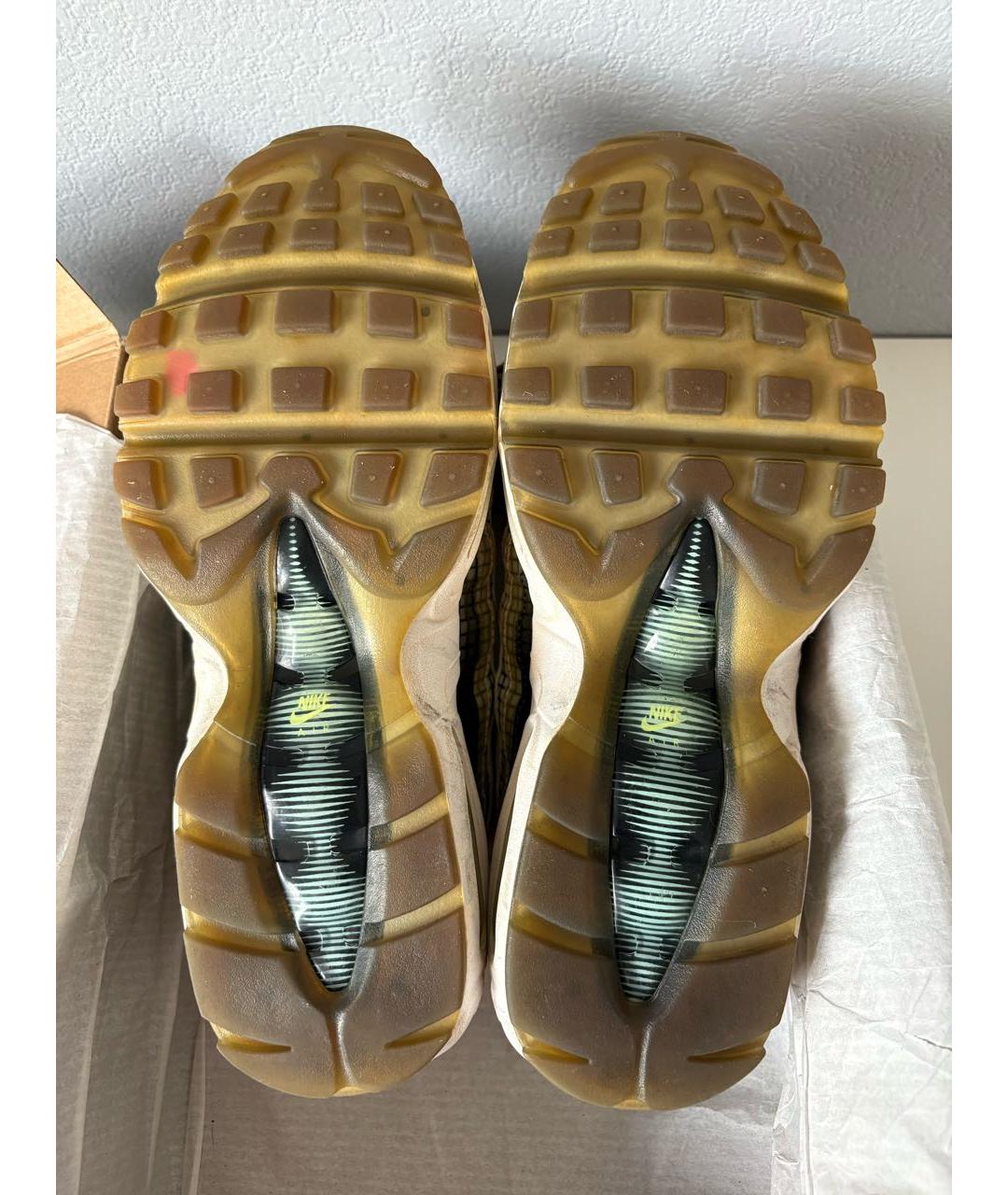 NIKE Серые текстильные низкие кроссовки / кеды, фото 7