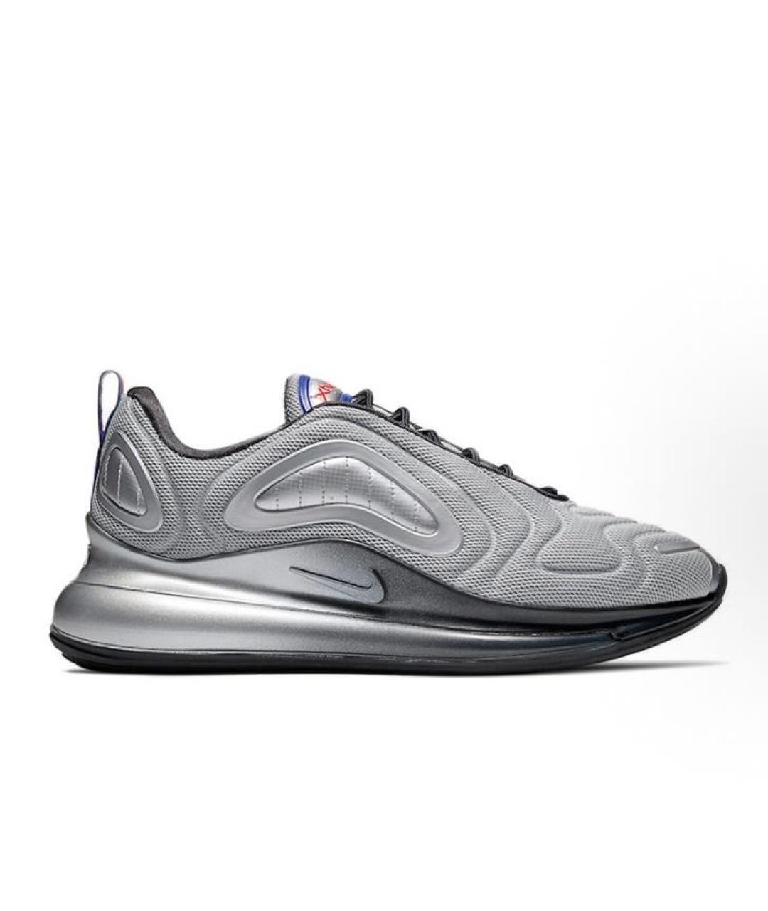 NIKE Серые текстильные низкие кроссовки / кеды, фото 9