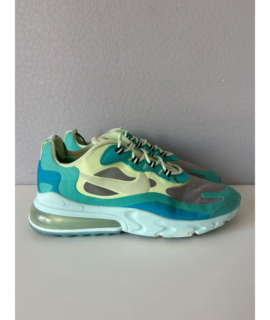 NIKE Голубые текстильные низкие кроссовки / кеды, фото 3