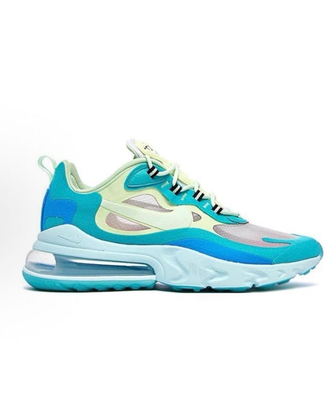 NIKE Голубые текстильные низкие кроссовки / кеды, фото 9