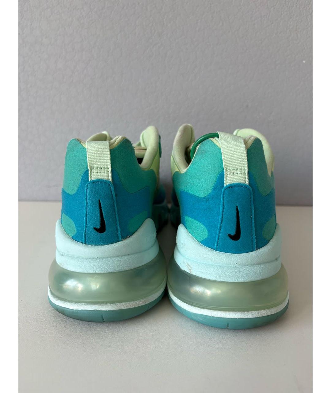 NIKE Голубые текстильные низкие кроссовки / кеды, фото 5