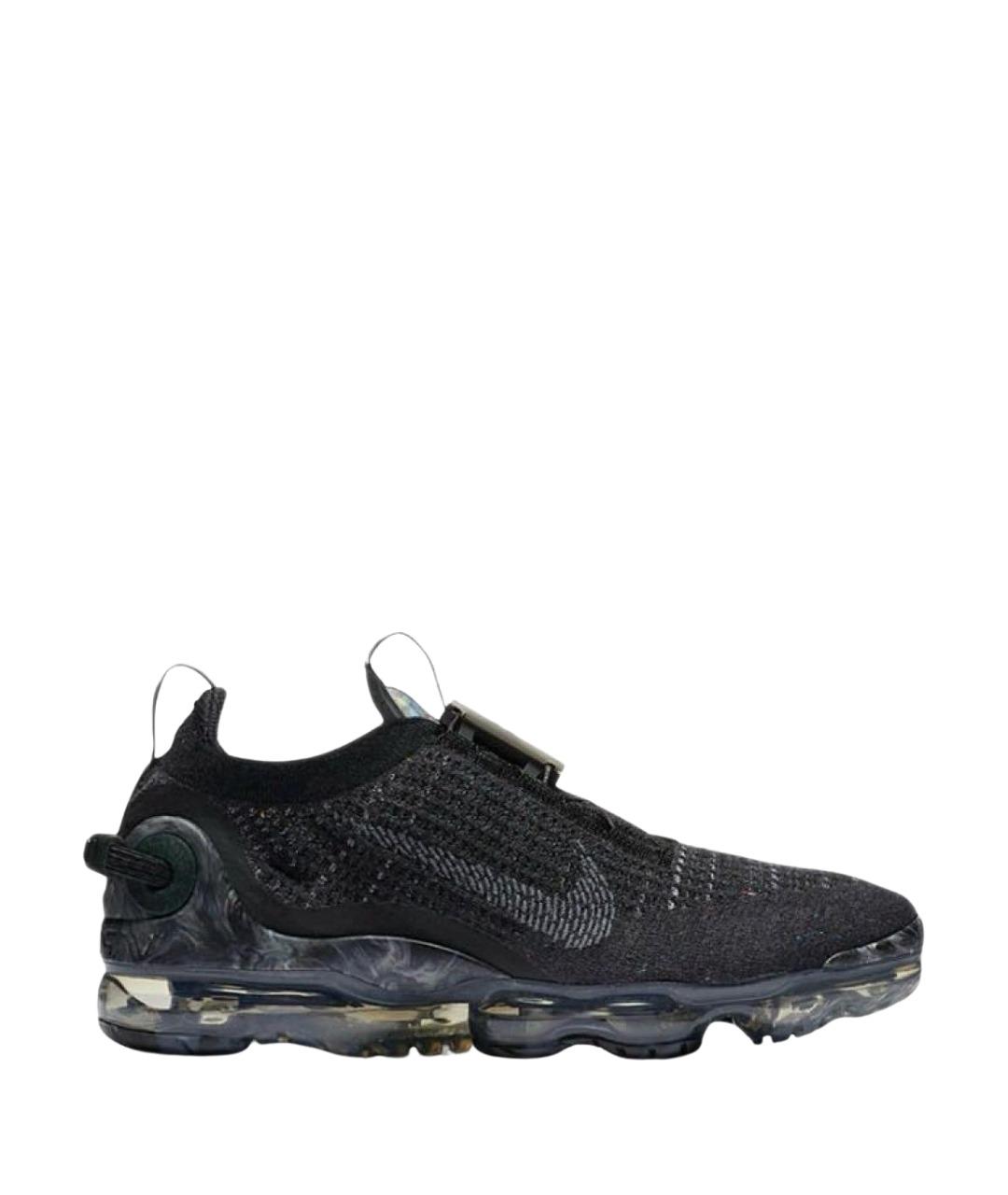 NIKE Черные текстильные низкие кроссовки / кеды, фото 1