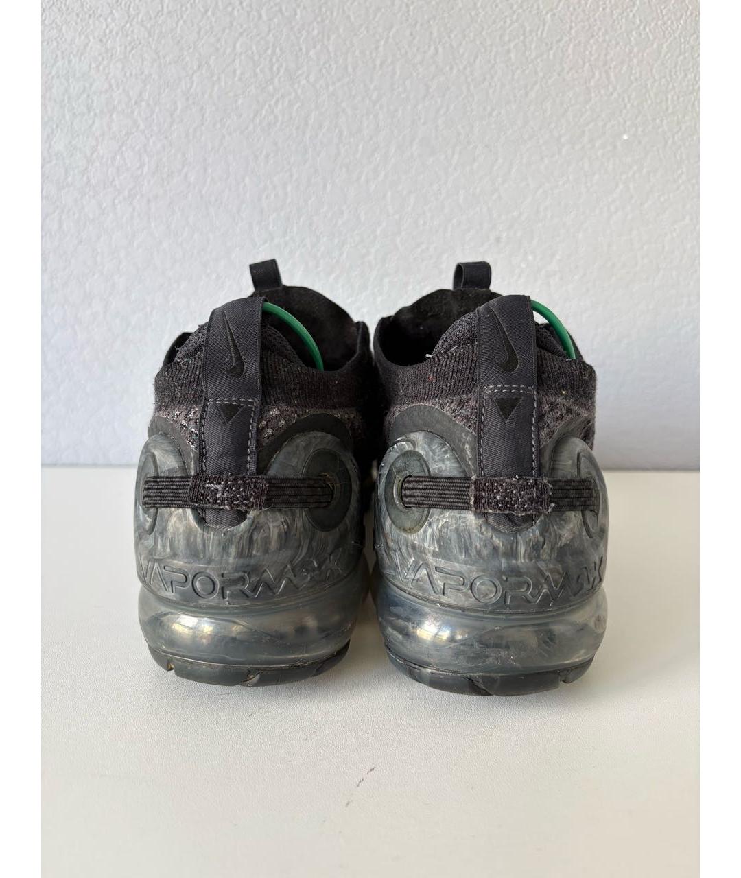 NIKE Черные текстильные низкие кроссовки / кеды, фото 4