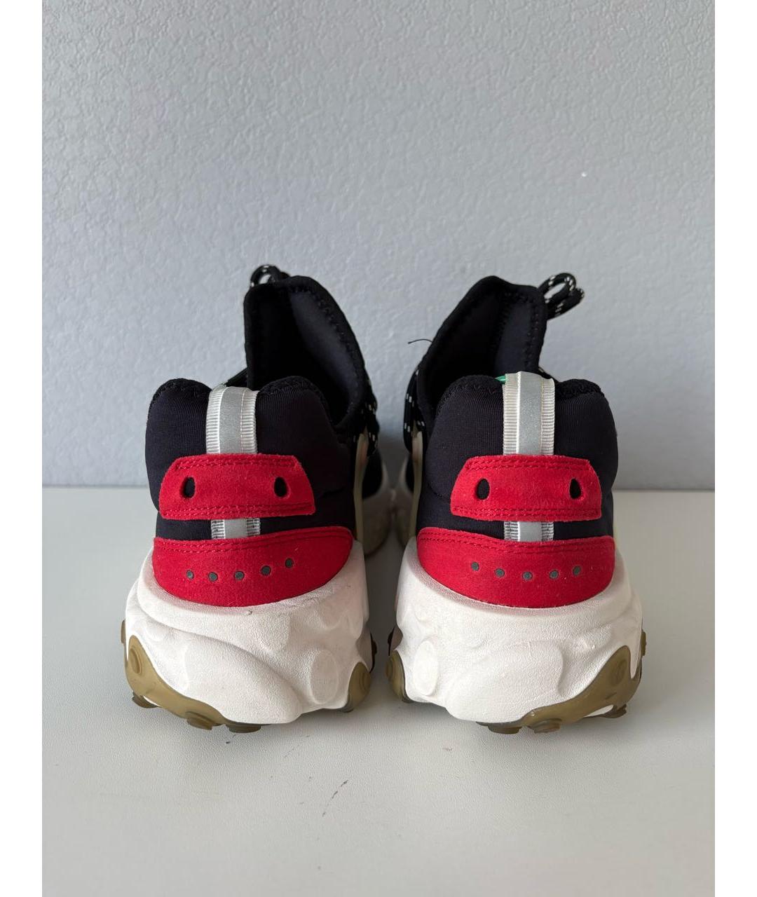 NIKE Черные текстильные низкие кроссовки / кеды, фото 5