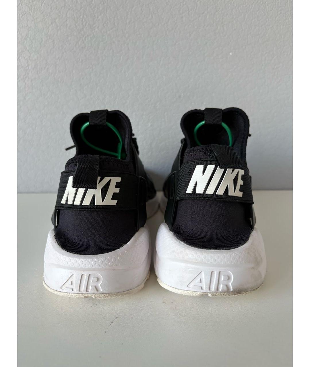 NIKE Черные текстильные низкие кроссовки / кеды, фото 6