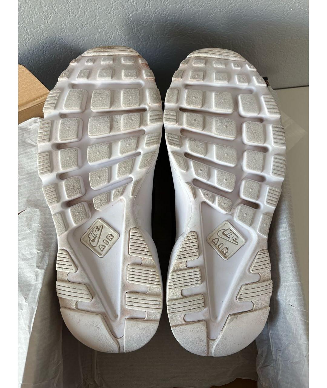 NIKE Черные текстильные низкие кроссовки / кеды, фото 7