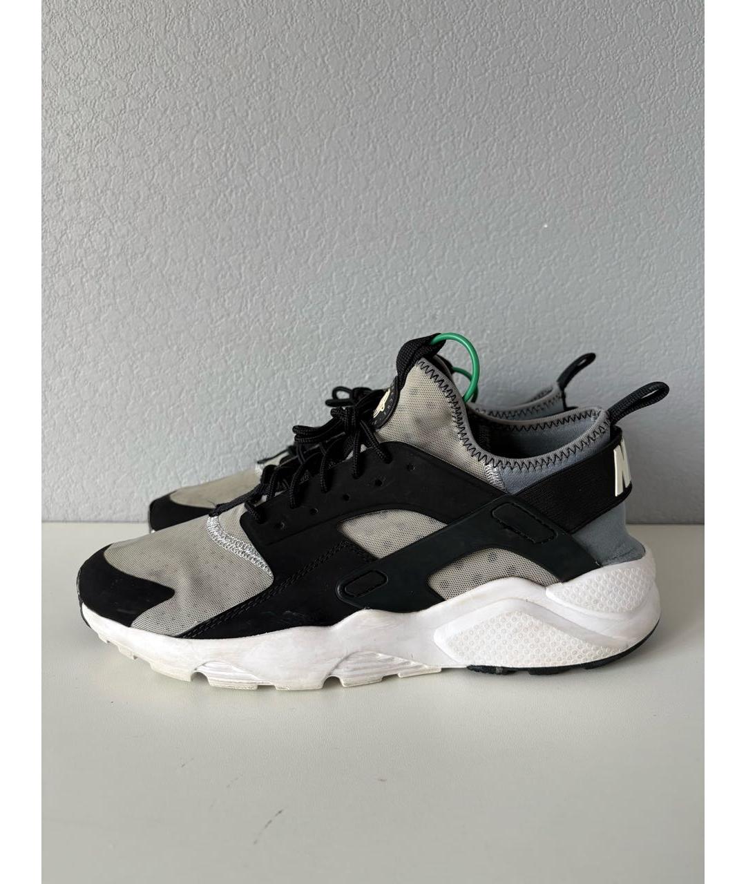 NIKE Серые текстильные низкие кроссовки / кеды, фото 3