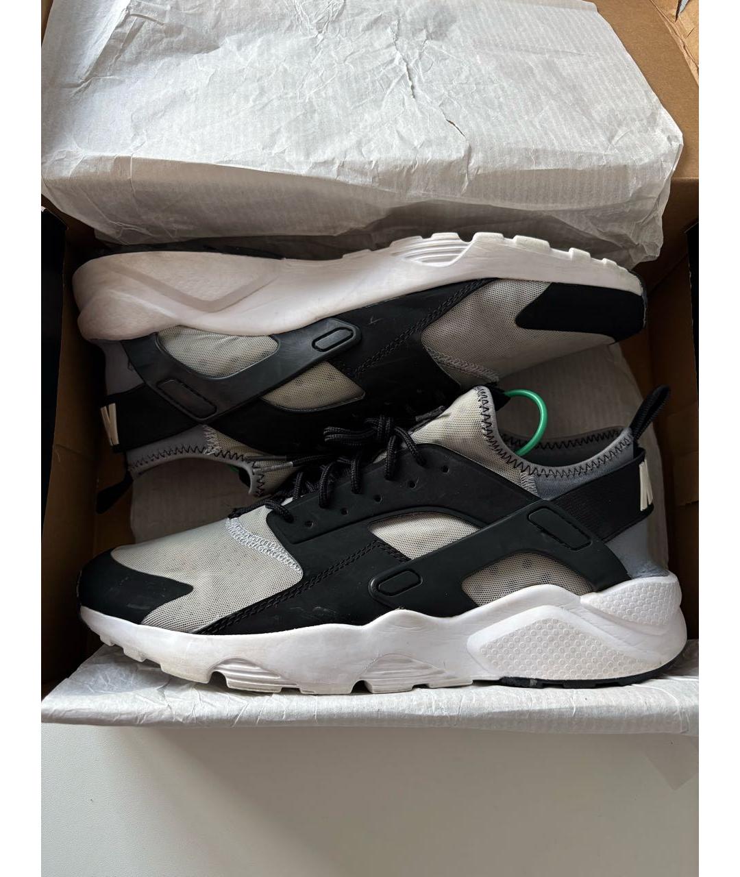 NIKE Серые текстильные низкие кроссовки / кеды, фото 2