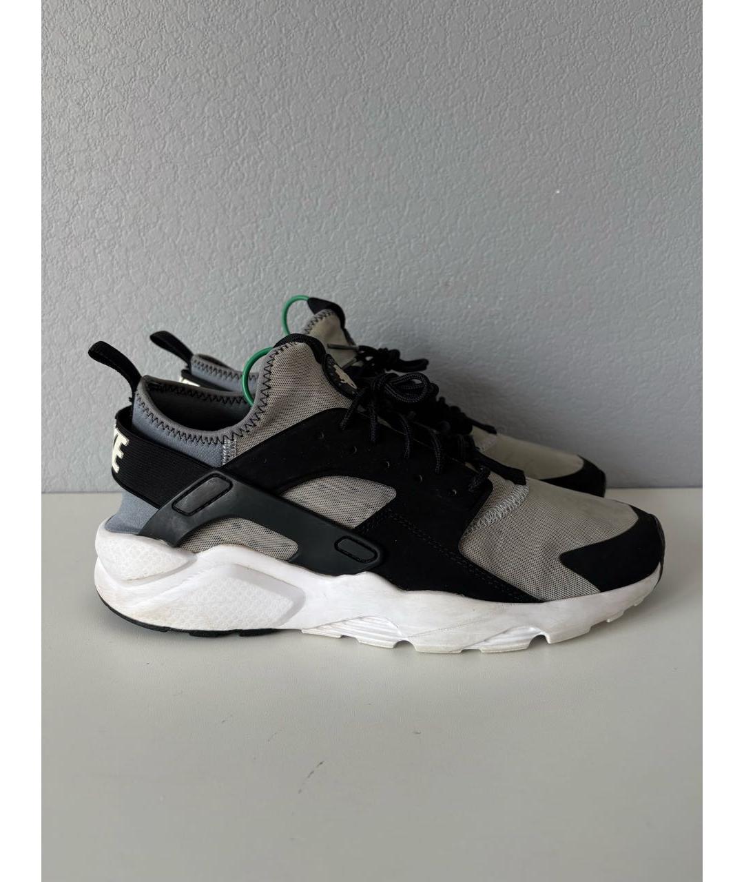 NIKE Серые текстильные низкие кроссовки / кеды, фото 4