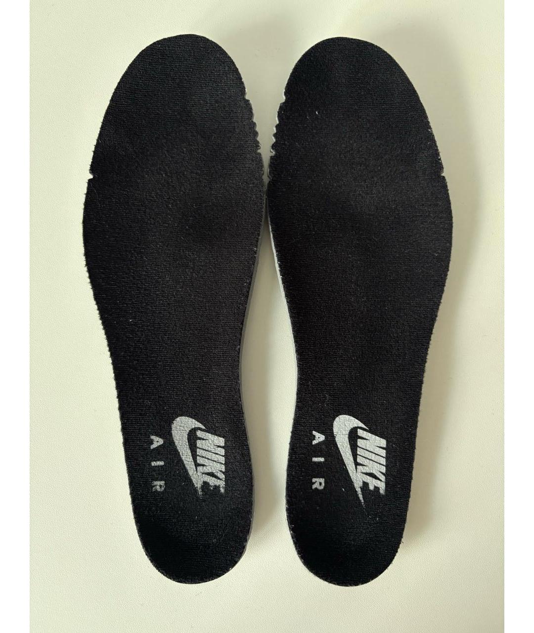 NIKE Черные текстильные низкие кроссовки / кеды, фото 7