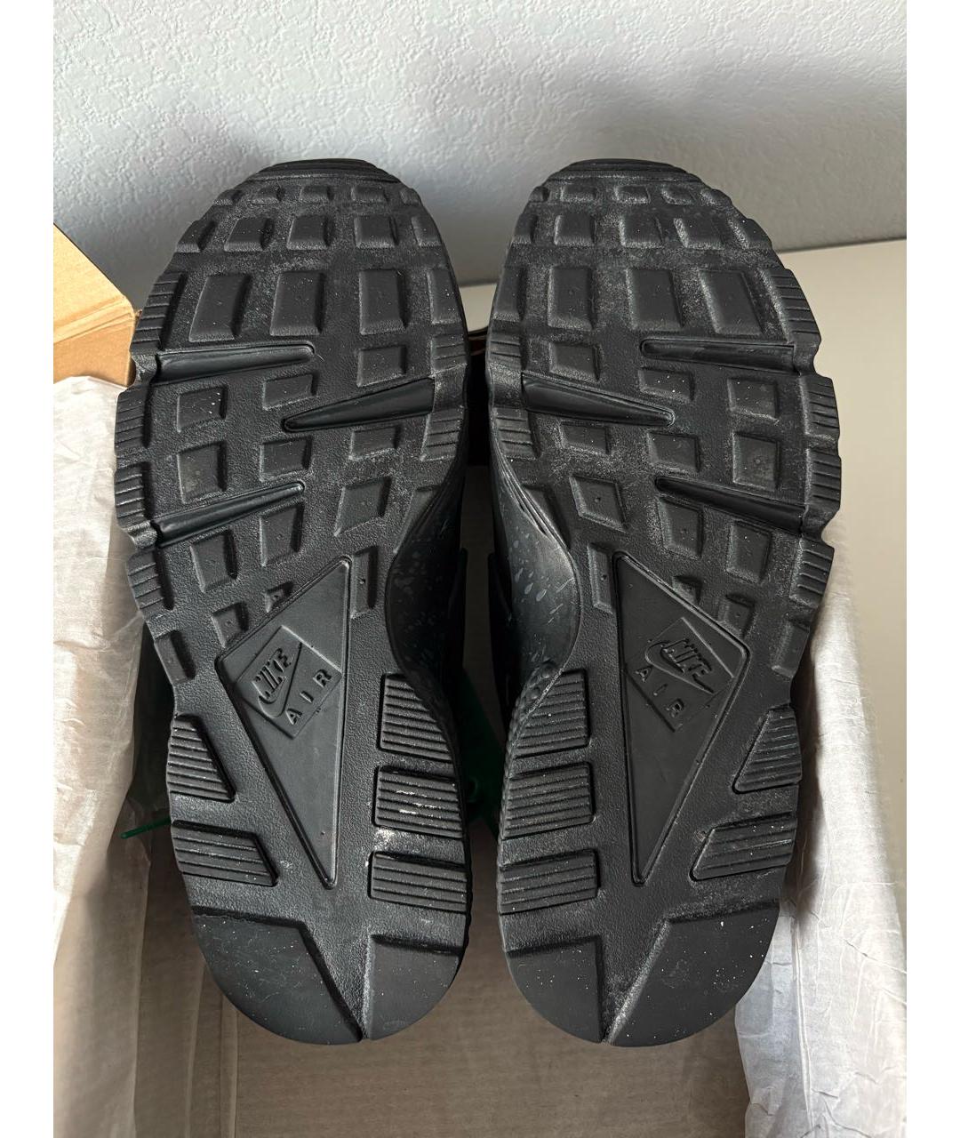 NIKE Черные текстильные низкие кроссовки / кеды, фото 6