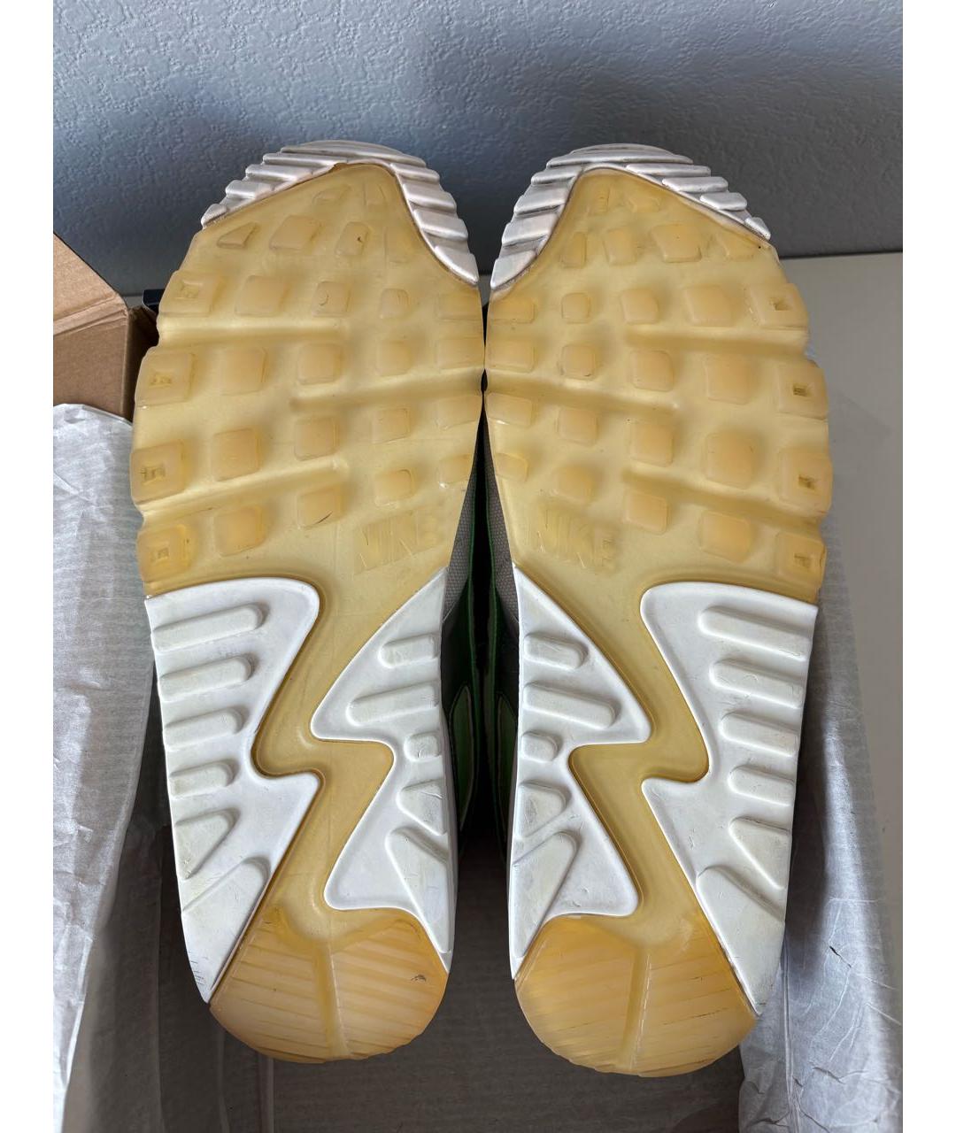 NIKE Серые текстильные низкие кроссовки / кеды, фото 7