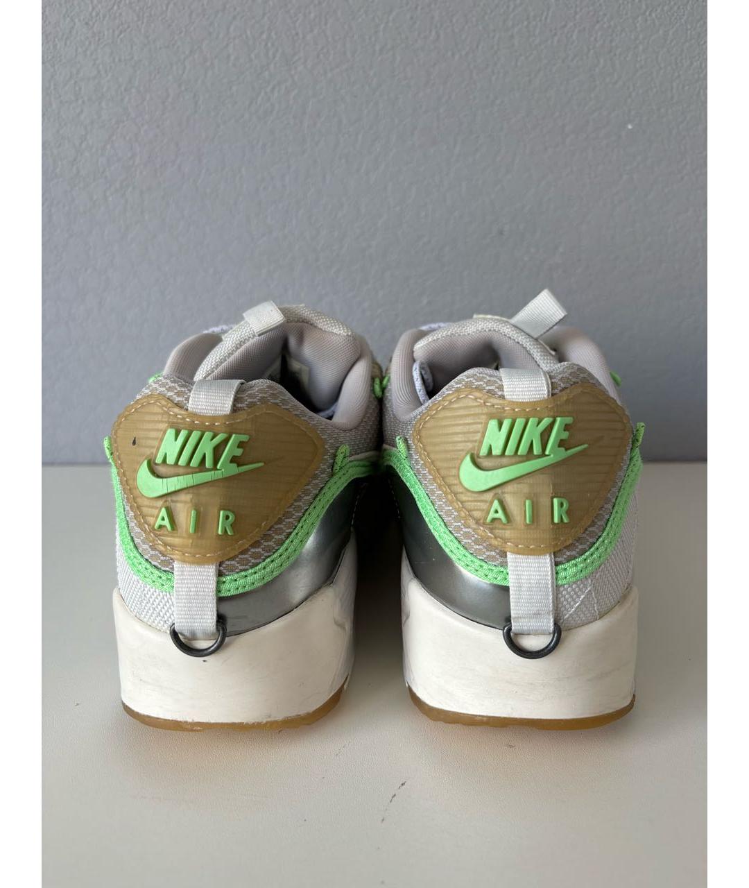 NIKE Серые текстильные низкие кроссовки / кеды, фото 6
