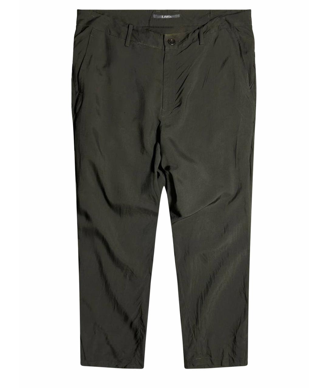 YOHJI YAMAMOTO Черные хлопковые прямые брюки, фото 1