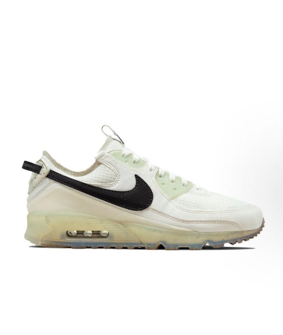 NIKE Бежевые текстильные низкие кроссовки / кеды, фото 7
